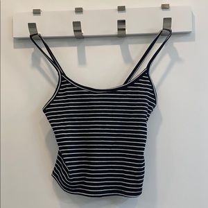 Black and white tank top